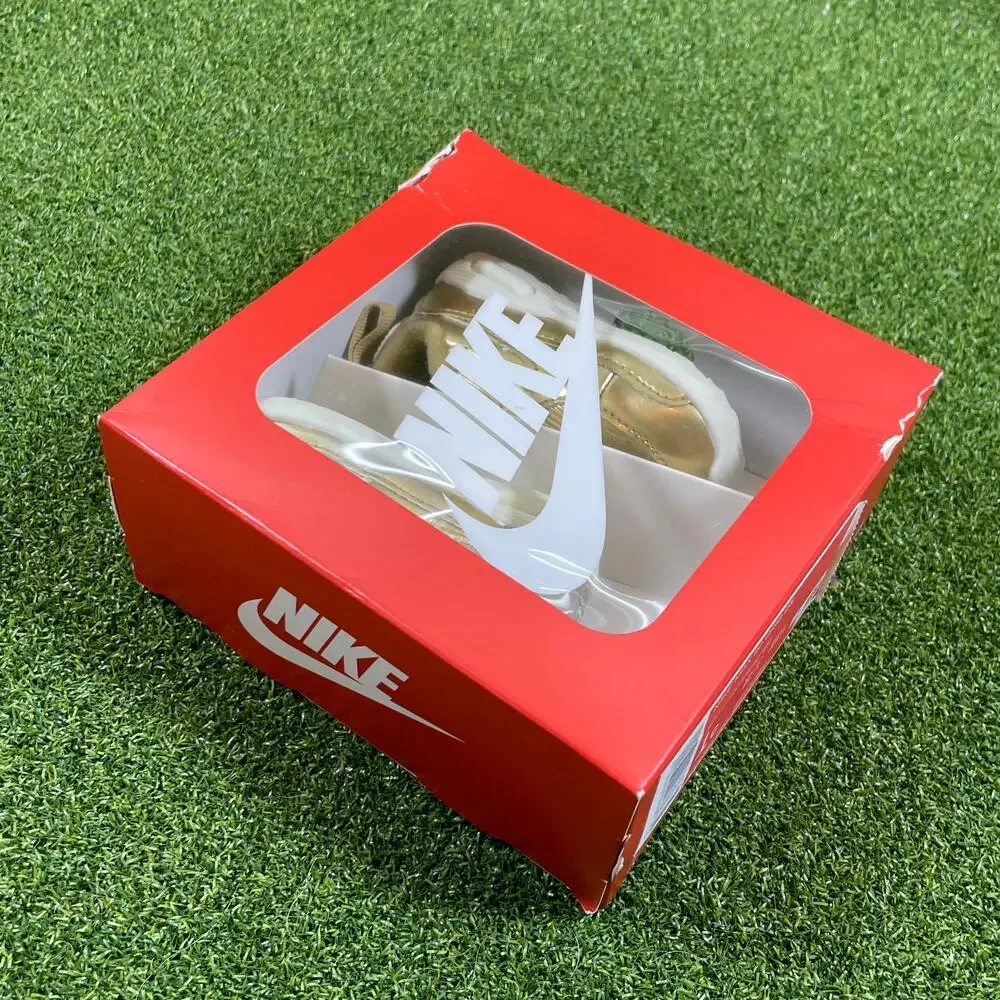 Nike Air Max 90 Crib QS Metallic Gold 2020 TD Toddler Shoes Sneakers Sz 1C